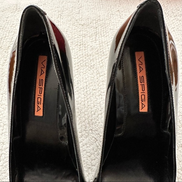 New W/O box Via Spiga Patent leather Pumps 8 - Picture 3 of 5